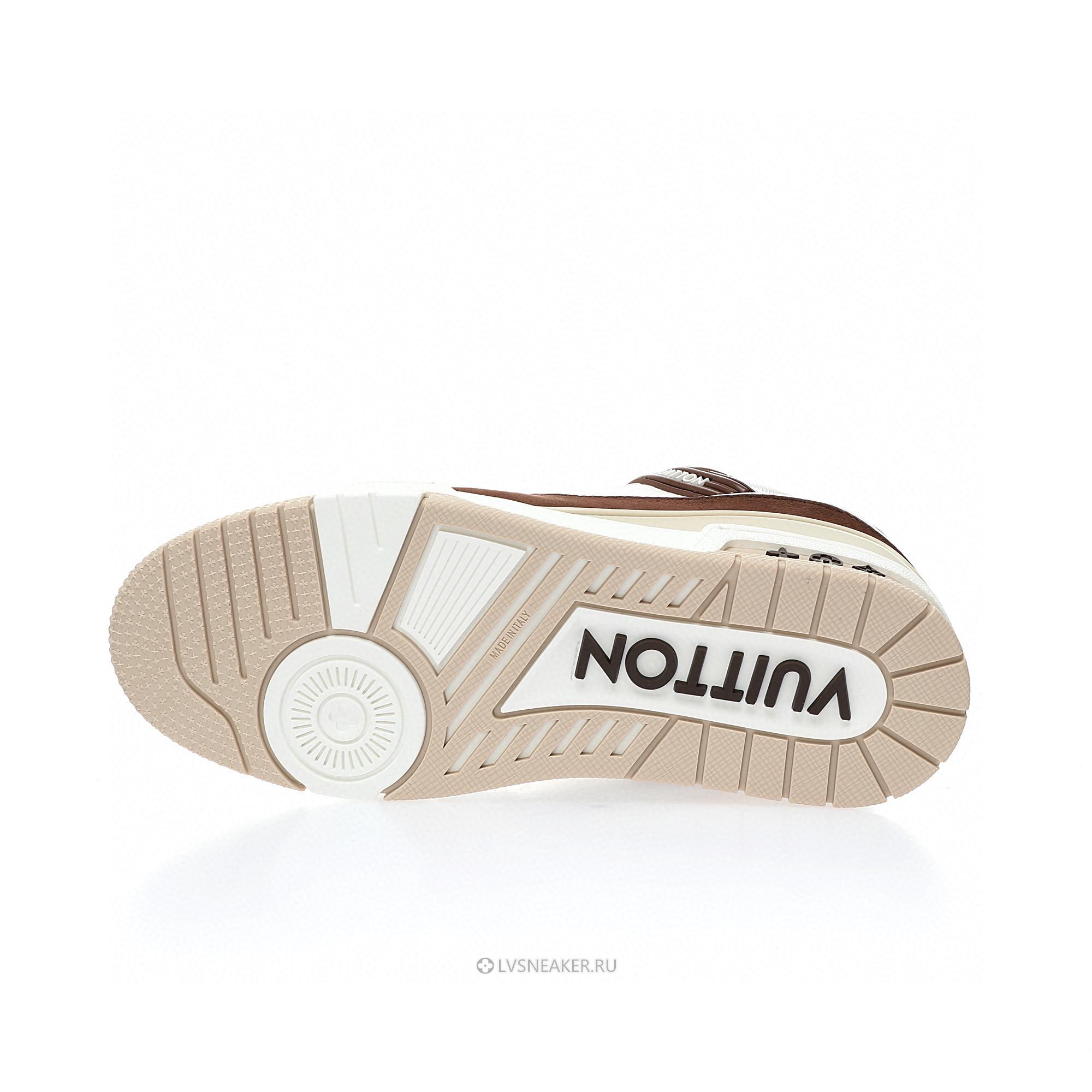 Louis Vuitton LV Trainer "Beige Brown" 1ABLV82 Sneakers