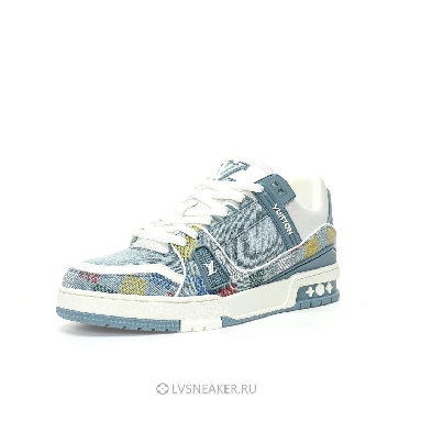 Louis Vuitton LV Trainer "Denim Demier" 1AHCYA Sneakers