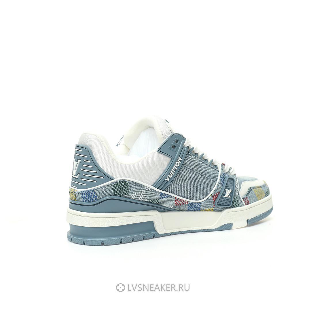 Louis Vuitton LV Trainer "Denim Demier" 1AHCYA Sneakers