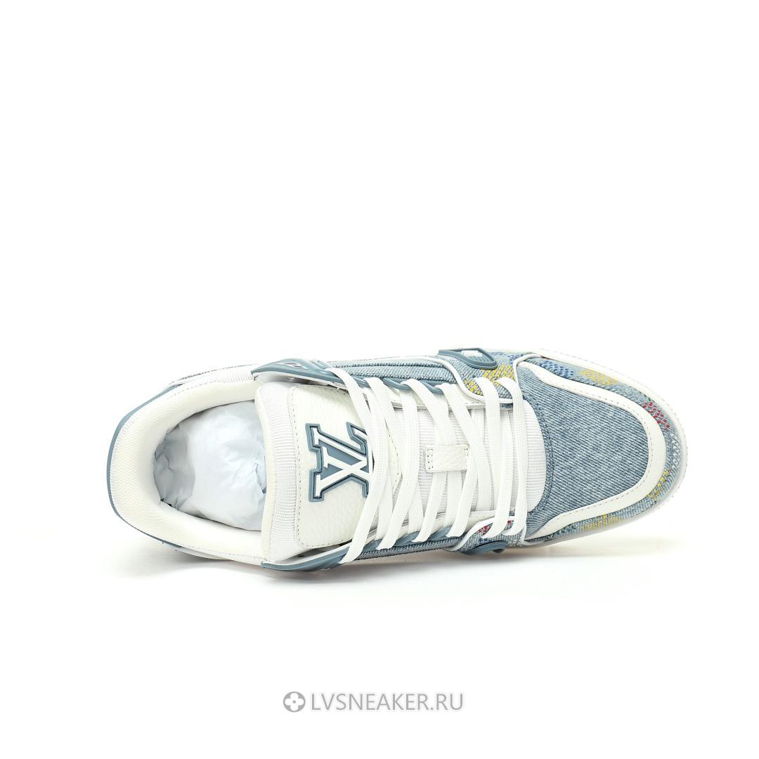 Louis Vuitton LV Trainer "Denim Demier" 1AHCYA Sneakers