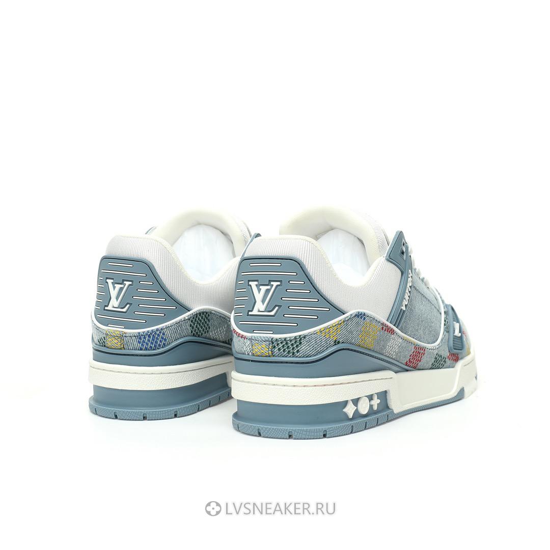 Louis Vuitton LV Trainer "Denim Demier" 1AHCYA Sneakers