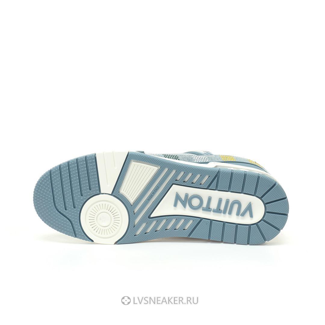 Louis Vuitton LV Trainer "Denim Demier" 1AHCYA Sneakers