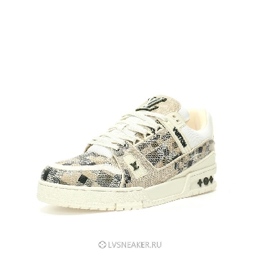 Louis Vuitton LV Trainer "Beige Blue" 1ADI3L Sneakers