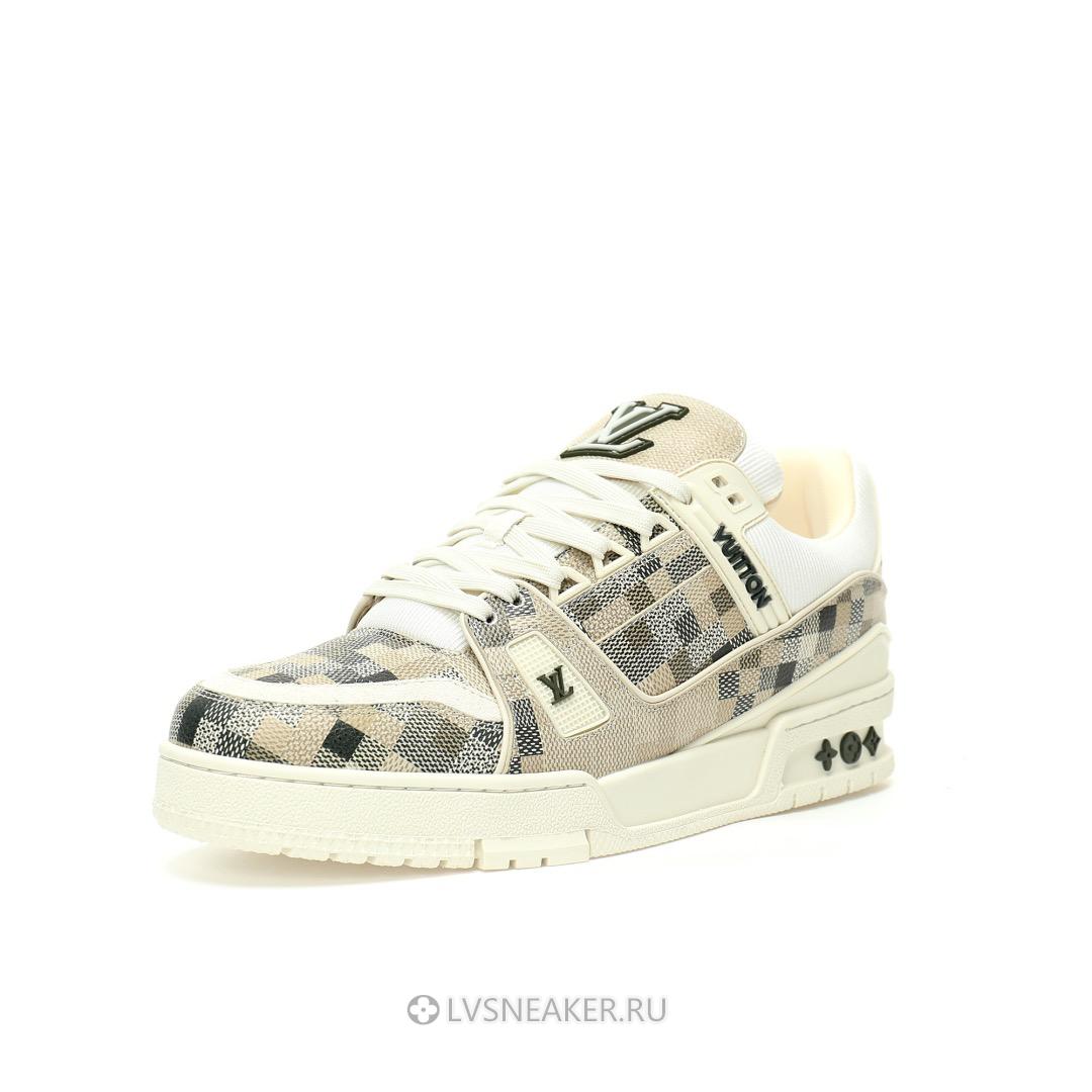 Louis Vuitton LV Trainer "Beige Blue" 1ADI3L Sneakers
