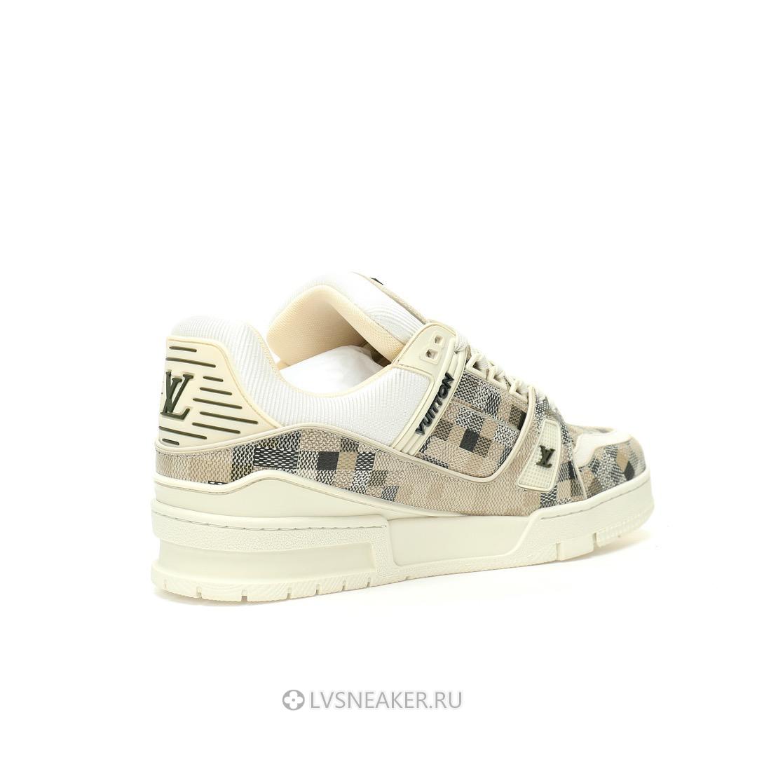 Louis Vuitton LV Trainer "Beige Blue" 1ADI3L Sneakers