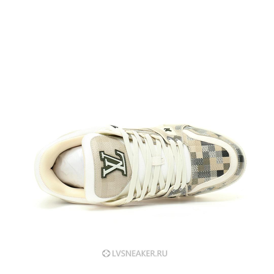 Louis Vuitton LV Trainer "Beige Blue" 1ADI3L Sneakers