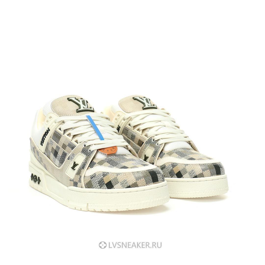 Louis Vuitton LV Trainer "Beige Blue" 1ADI3L Sneakers