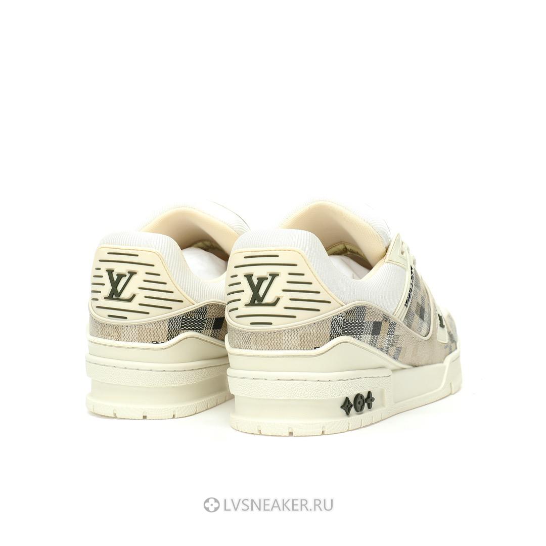 Louis Vuitton LV Trainer "Beige Blue" 1ADI3L Sneakers