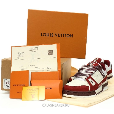 Louis Vuitton LV Trainer "Bordeaux Red" 1ADHBO Sneakers