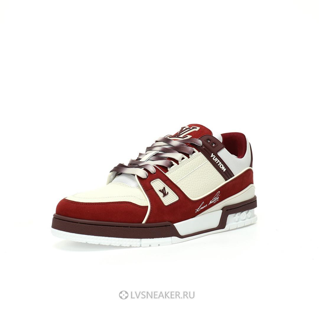 Louis Vuitton LV Trainer "Bordeaux Red" 1ADHBO Sneakers