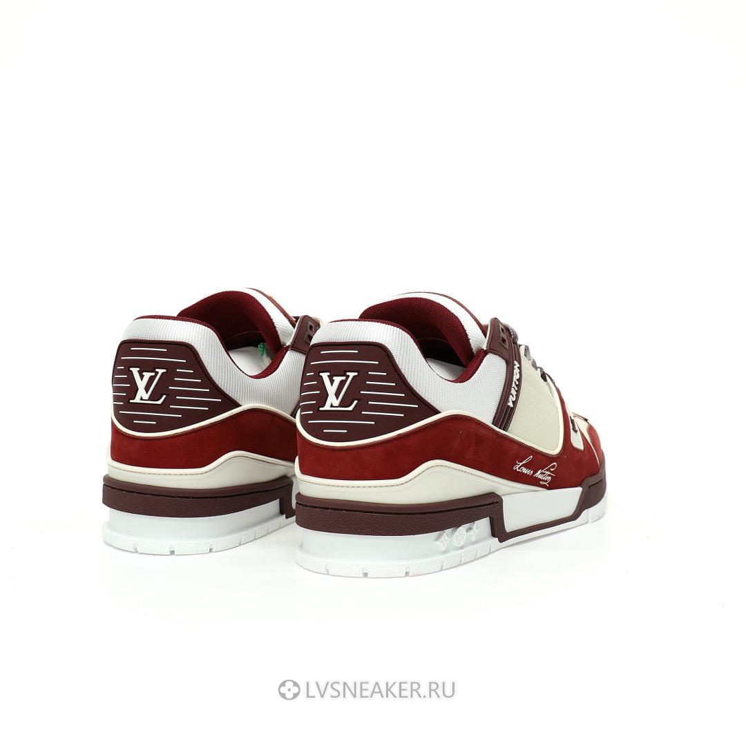 Louis Vuitton LV Trainer "Bordeaux Red" 1ADHBO Sneakers