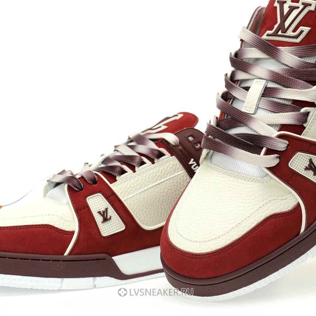 Louis Vuitton LV Trainer "Bordeaux Red" 1ADHBO Sneakers