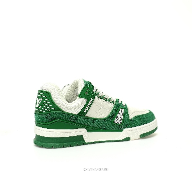 Louis Vuitton LV Trainer "Green Monogram Denim" 1A9JHV Sneakers