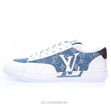 Louis Vuitton LV Charlie "White with Blue Denim Monogram" 1AA47X-3 Sneakers