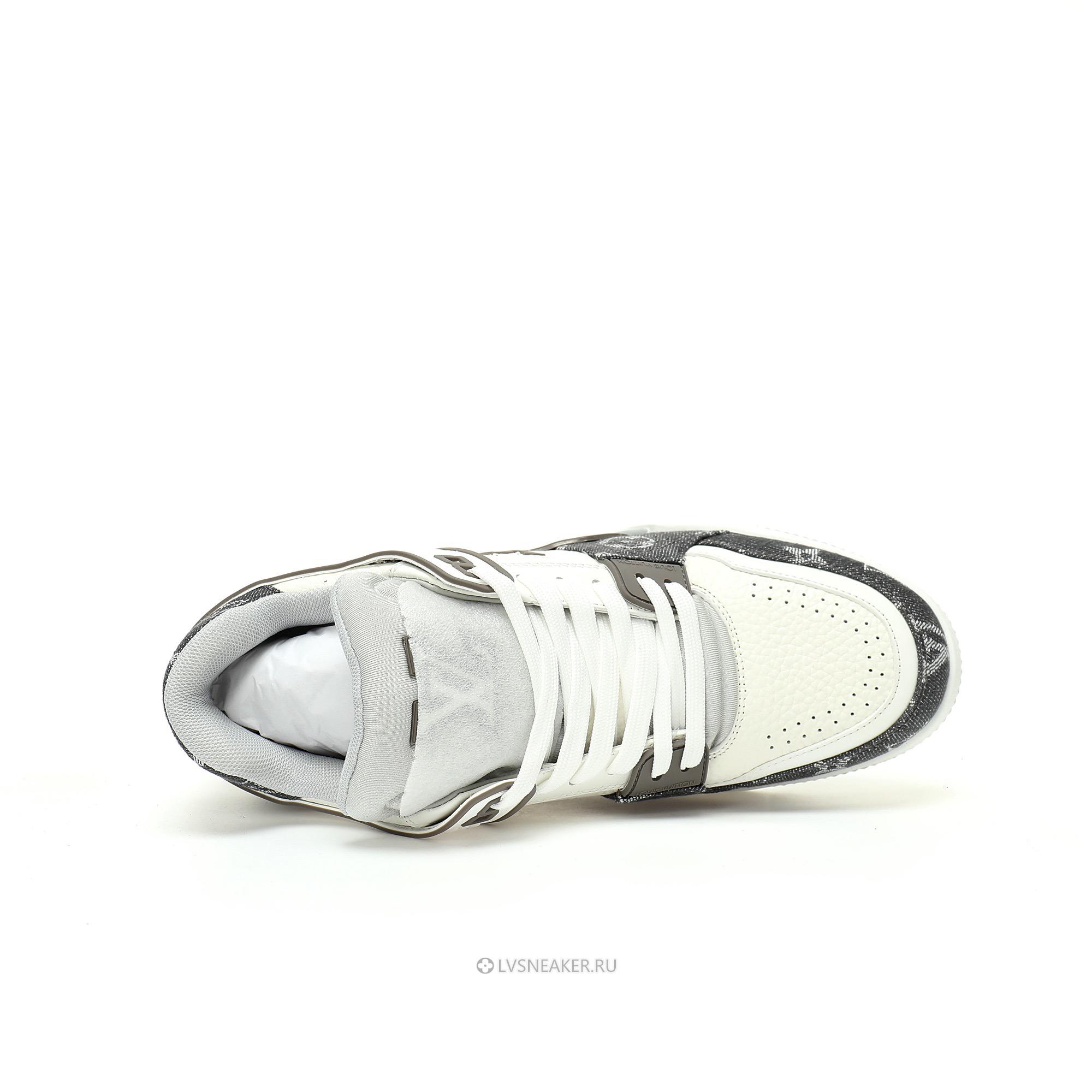Louis Vuitton LV Trainer "Monogram Denim Grey White" 1AHOUD-2 Sneakers