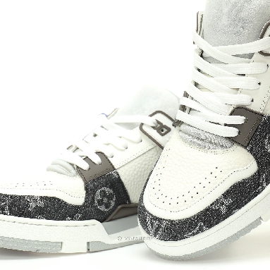 Louis Vuitton LV Trainer "Monogram Denim Grey White" 1AHOUD-2 Sneakers