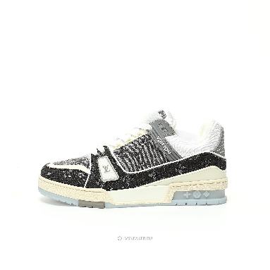 Louis Vuitton LV Trainer "Monogram Denim Grey Black" 1ADHIG Sneakers
