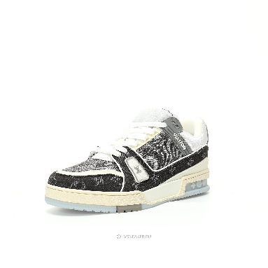 Louis Vuitton LV Trainer "Monogram Denim Grey Black" 1ADHIG Sneakers