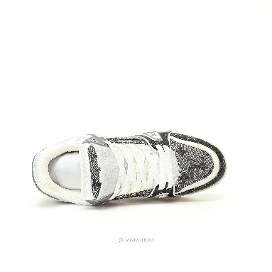 Louis Vuitton LV Trainer "Monogram Denim Grey Black" 1ADHIG Sneakers