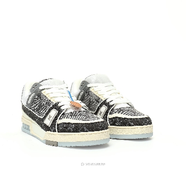 Louis Vuitton LV Trainer "Monogram Denim Grey Black" 1ADHIG Sneakers
