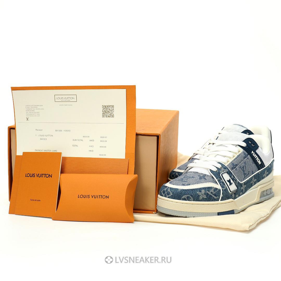 Louis Vuitton LV Trainer "Monogram Denim Blue" 1ADHHX Sneakers