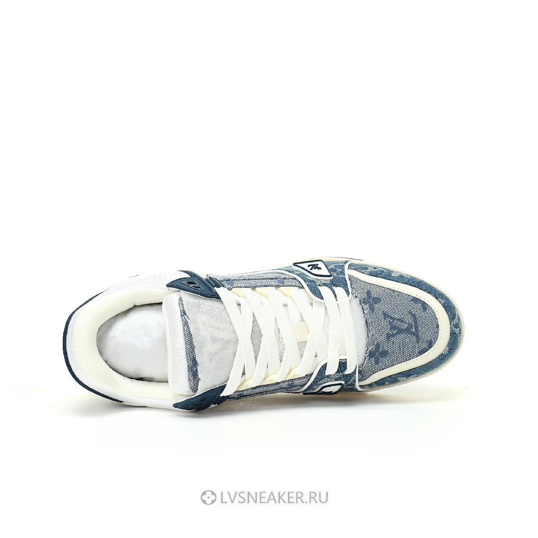 Louis Vuitton LV Trainer "Monogram Denim Blue" 1ADHHX Sneakers