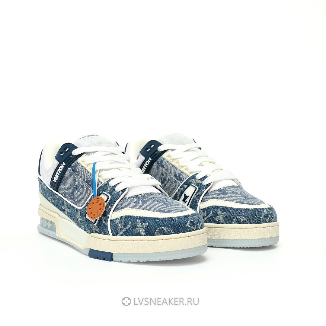 Louis Vuitton LV Trainer "Monogram Denim Blue" 1ADHHX Sneakers