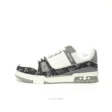 Louis Vuitton LV Trainer "Monogram Denim Grey White" 1AHOUB Sneakers