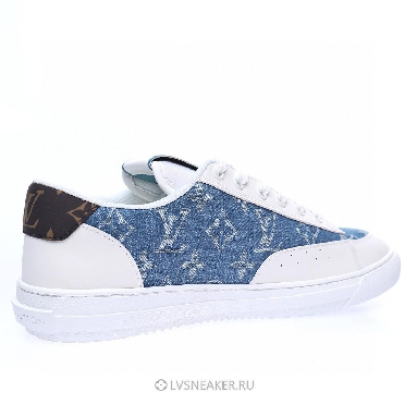 Louis Vuitton LV Charlie "White with Blue Denim Monogram" 1AA47X-3 Sneakers