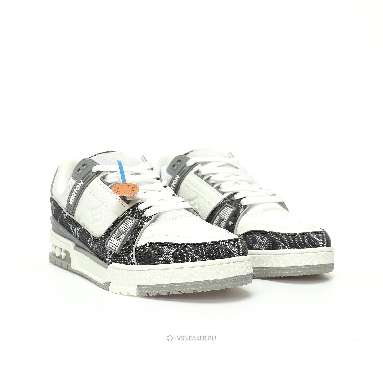 Louis Vuitton LV Trainer "Monogram Denim Grey White" 1AHOUB Sneakers