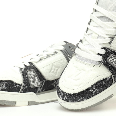 Louis Vuitton LV Trainer "Monogram Denim Grey White" 1AHOUB Sneakers