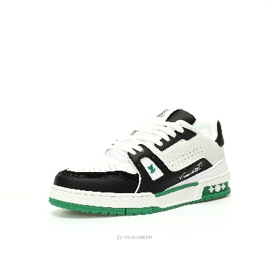 Louis Vuitton LV Trainer "Green Black White" 1ADDXV Sneakers