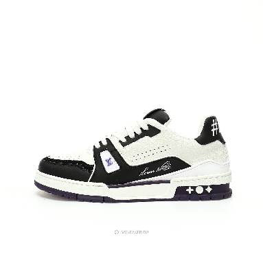 Louis Vuitton LV Trainer "Violet Black White" 1ADHMR-2 Sneakers