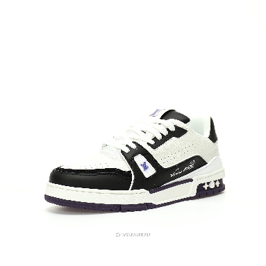 Louis Vuitton LV Trainer "Violet Black White" 1ADHMR-2 Sneakers