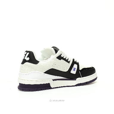 Louis Vuitton LV Trainer "Violet Black White" 1ADHMR-2 Sneakers
