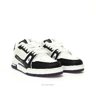 Louis Vuitton LV Trainer "Violet Black White" 1ADHMR-2 Sneakers