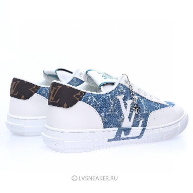 Louis Vuitton LV Charlie "White with Blue Denim Monogram" 1AA47X-3 Sneakers