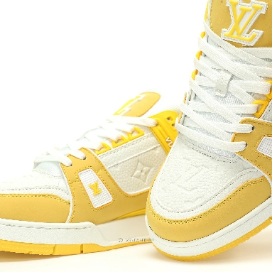Louis Vuitton LV Trainer "Yellow White Monogram" 1AA6XN Sneakers