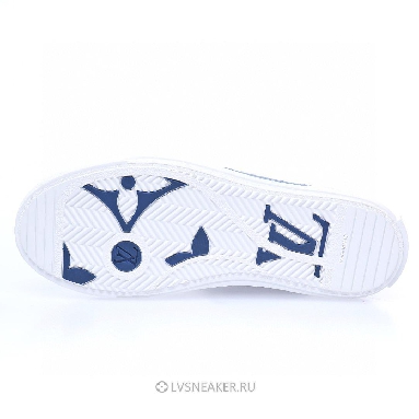 Louis Vuitton LV Charlie "White with Blue Denim Monogram" 1AA47X-3 Sneakers