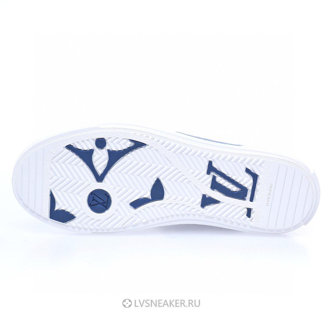 Louis Vuitton LV Charlie "White with Blue Denim Monogram" 1AA47X-3 Sneakers