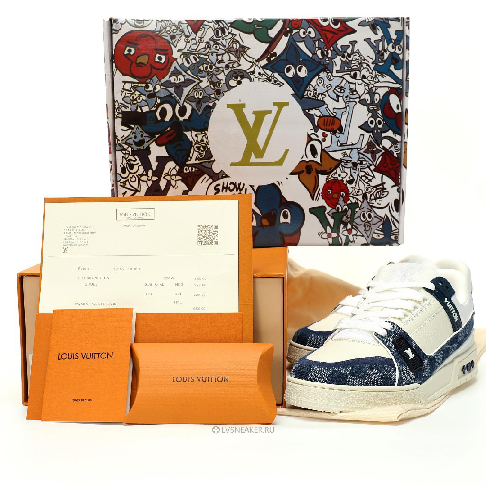 Louis Vuitton LV Trainer "Damier Blue" 1ACPRY Sneakers
