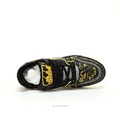 Louis Vuitton LV Trainer "Black Yellow Graffiti" 1ACEJT Sneakers