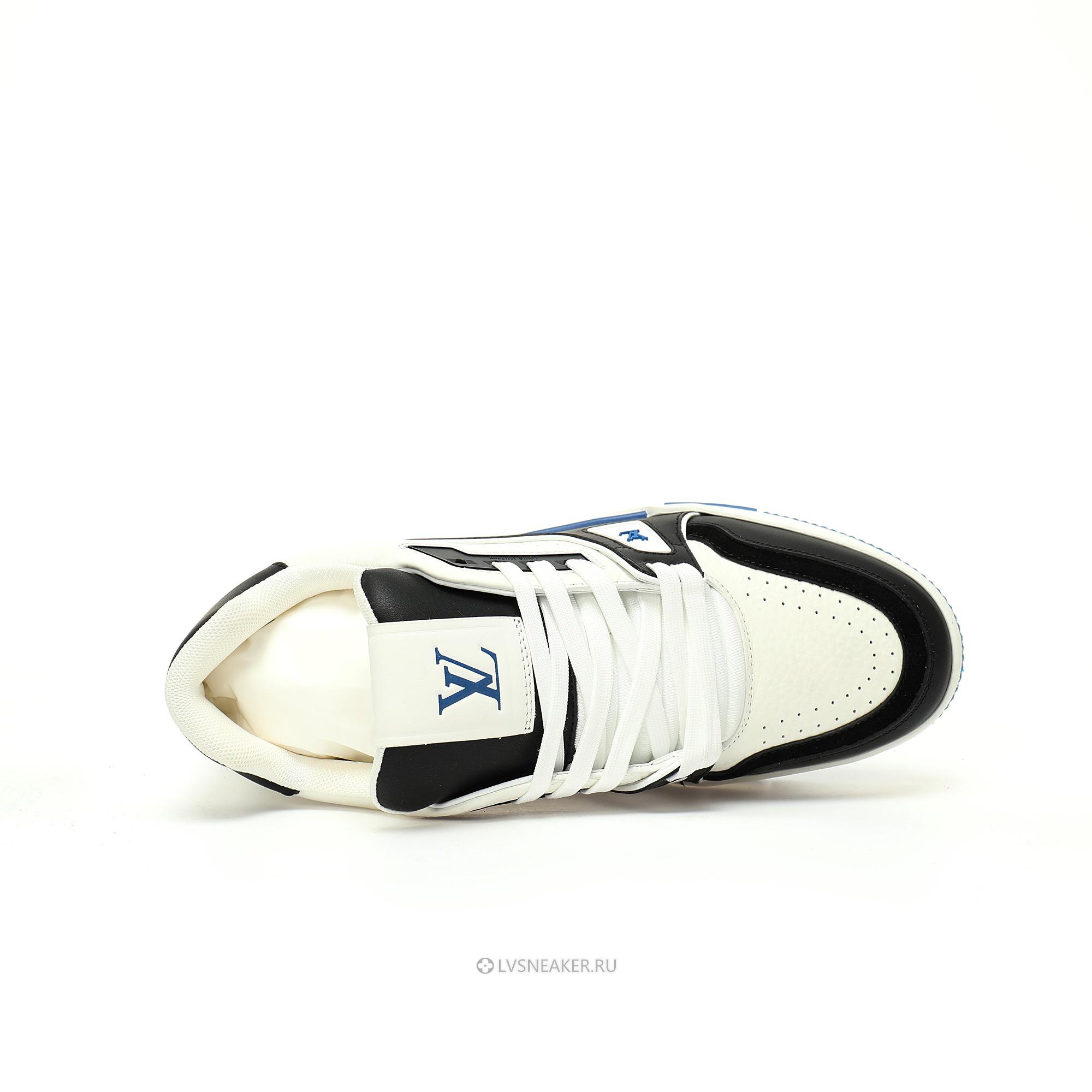 Louis Vuitton LV Trainer "Blue Black White" 1ADDYX Sneakers