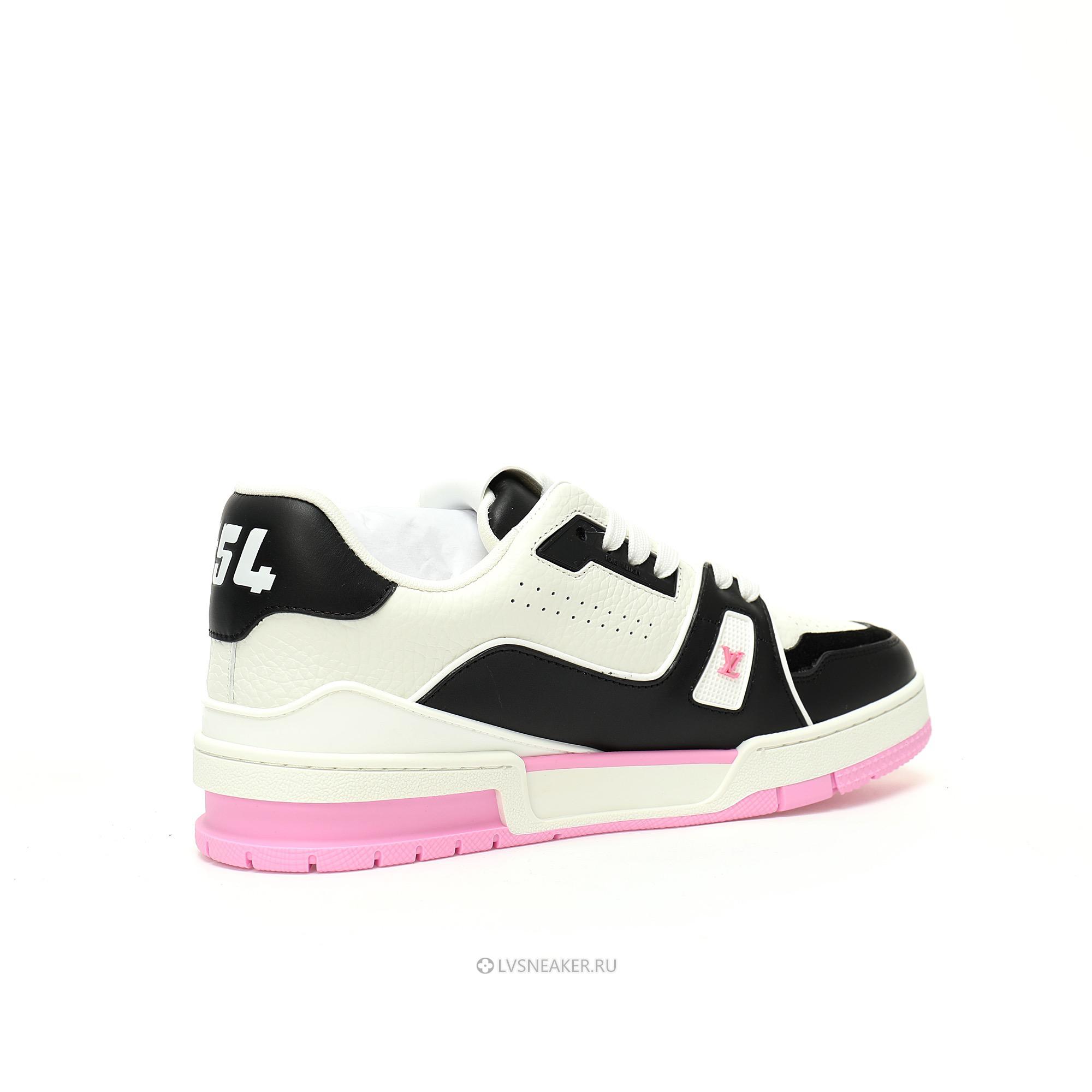 Louis Vuitton LV Trainer "Pink Black White" 1ADF3W Sneakers