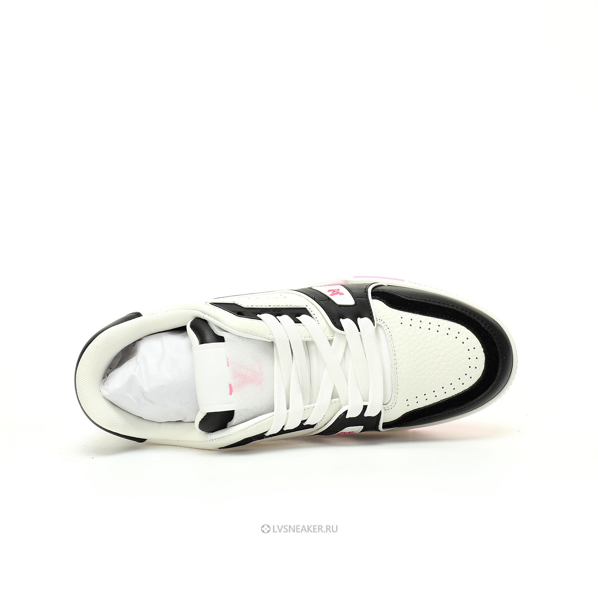 Louis Vuitton LV Trainer "Pink Black White" 1ADF3W Sneakers