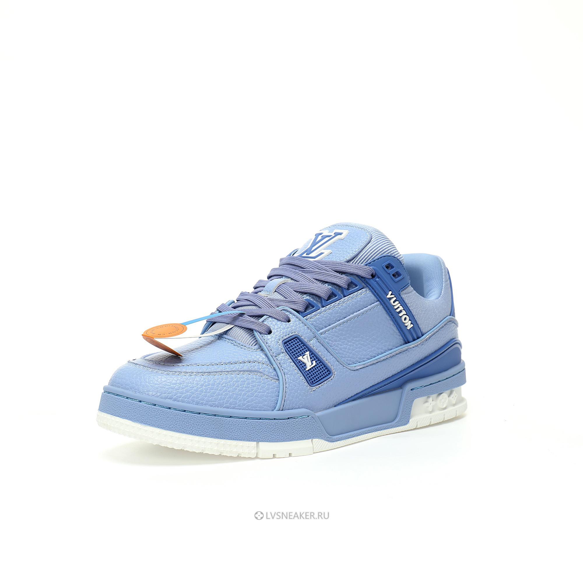Louis Vuitton LV Trainer "Light Blue" 1ACQ6W Sneakers