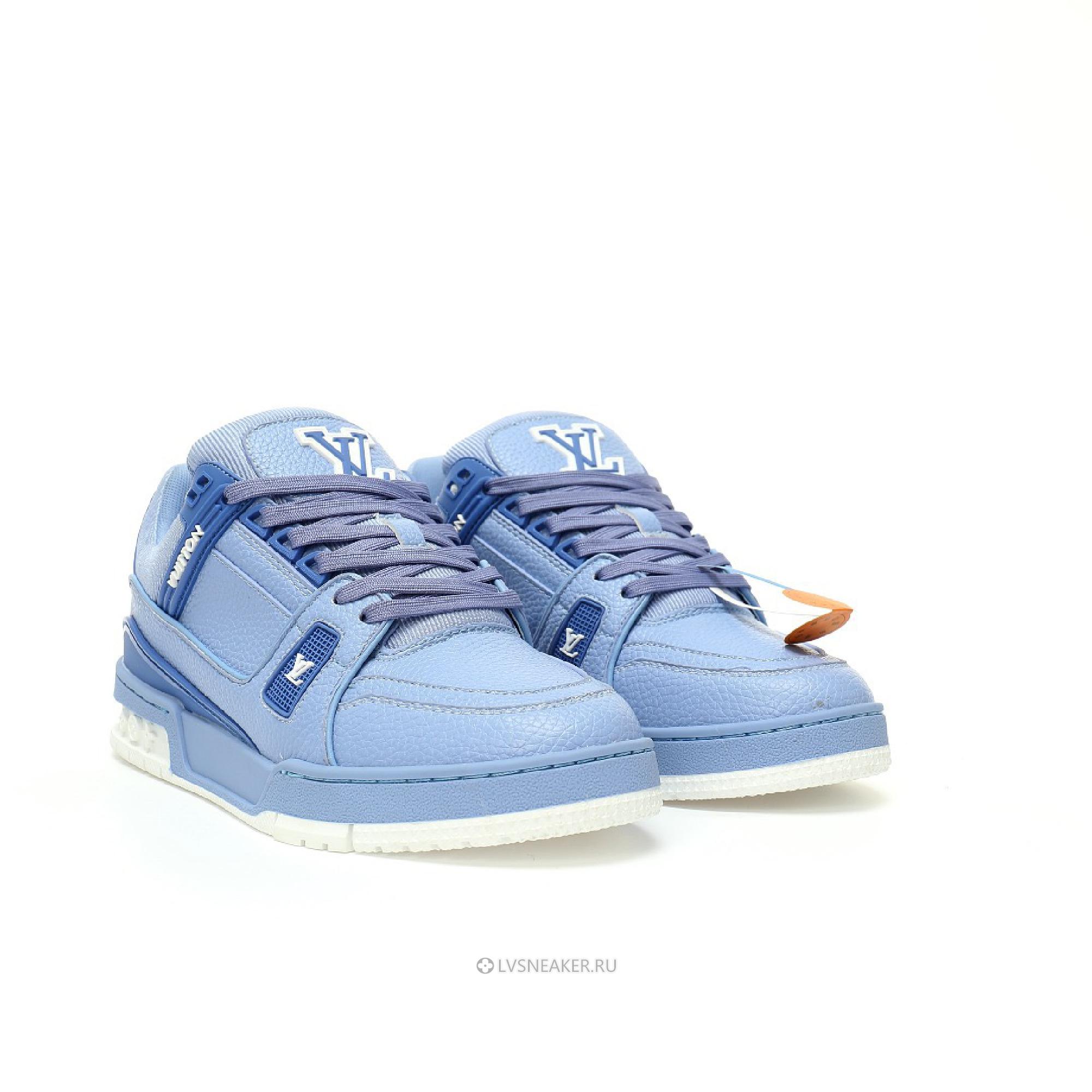 Louis Vuitton LV Trainer "Light Blue" 1ACQ6W Sneakers
