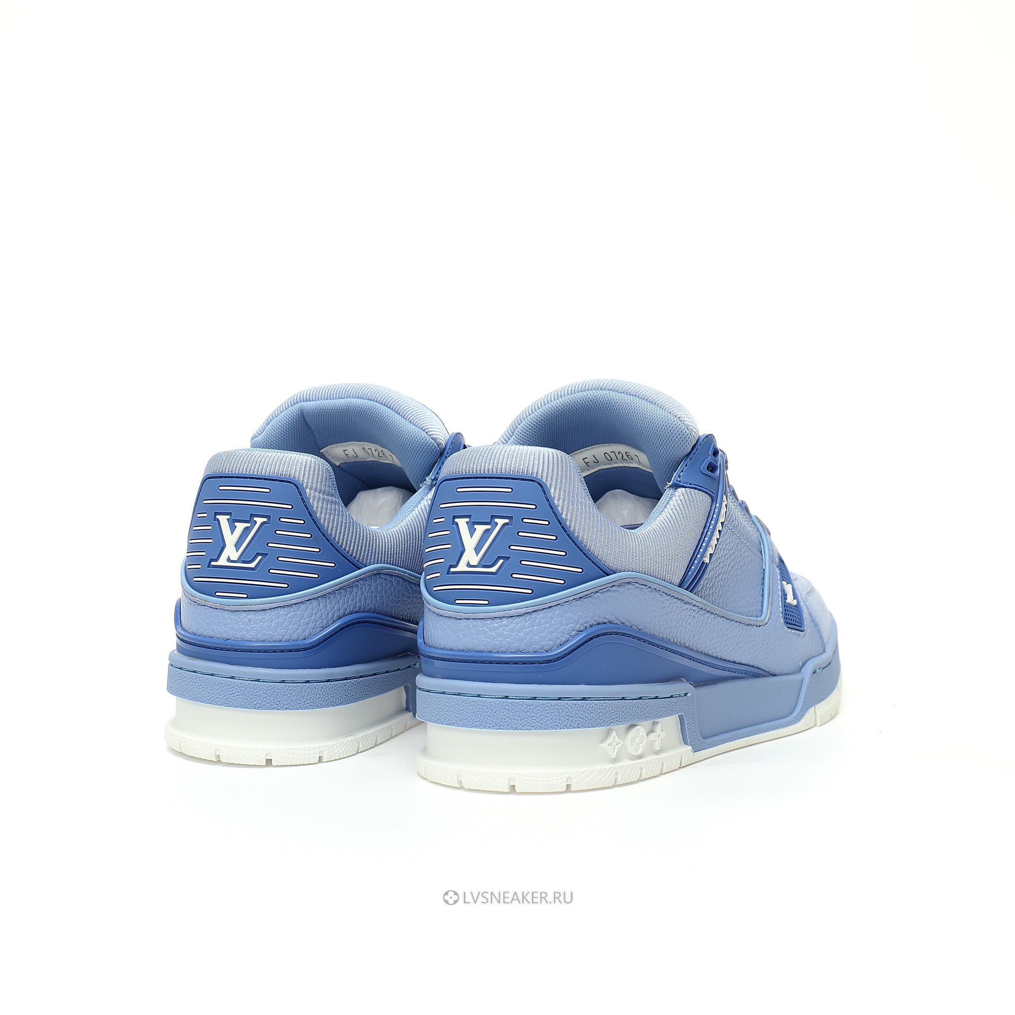 Louis Vuitton LV Trainer "Light Blue" 1ACQ6W Sneakers