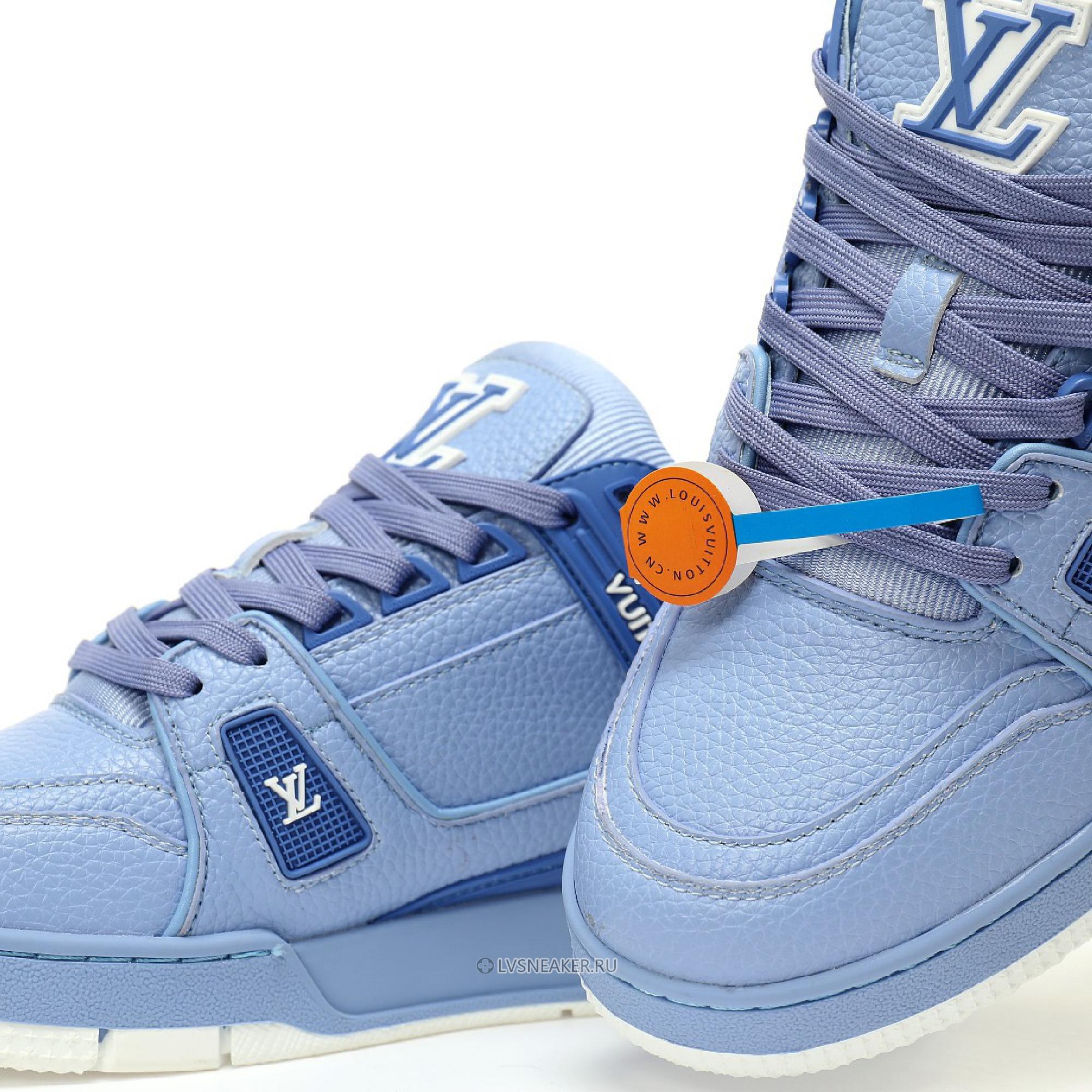 Louis Vuitton LV Trainer "Light Blue" 1ACQ6W Sneakers