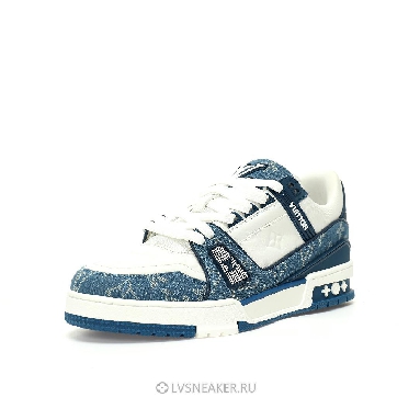 Louis Vuitton LV Trainer "Monogram Denim White Blue" 1A9JGU Sneakers